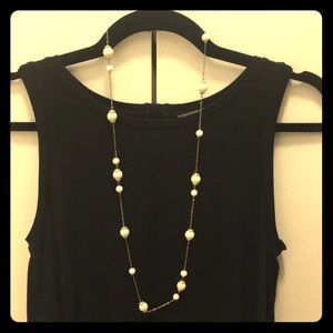 White Beaded Necklace